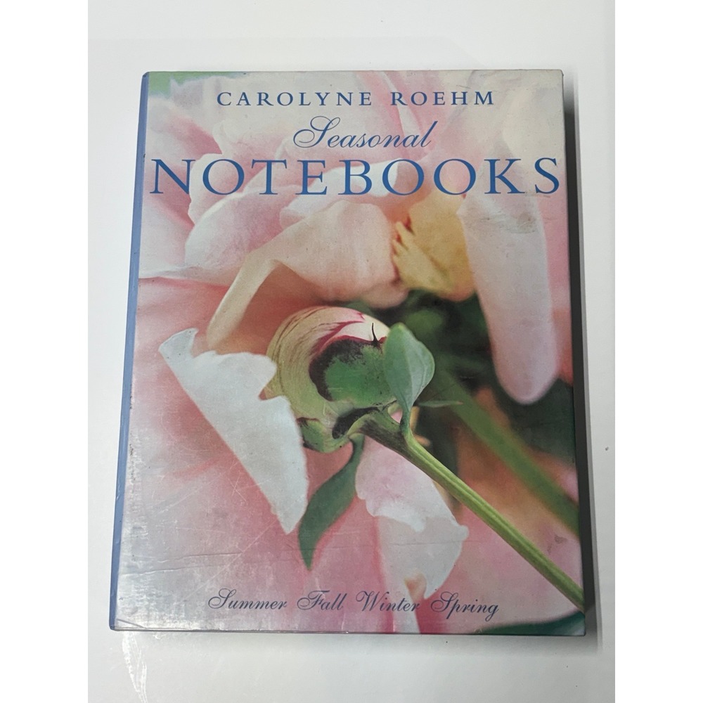 Carolyne Roehm Seasonal Notebooks Box Set Spring Summer Fall Winter 4 Books